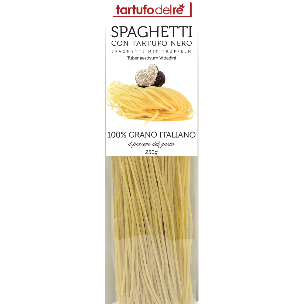 Spaghetti mit schwarzen Sommertrüffeln 250g Spaghetti mit schwarzen Sommertrüffeln 250g